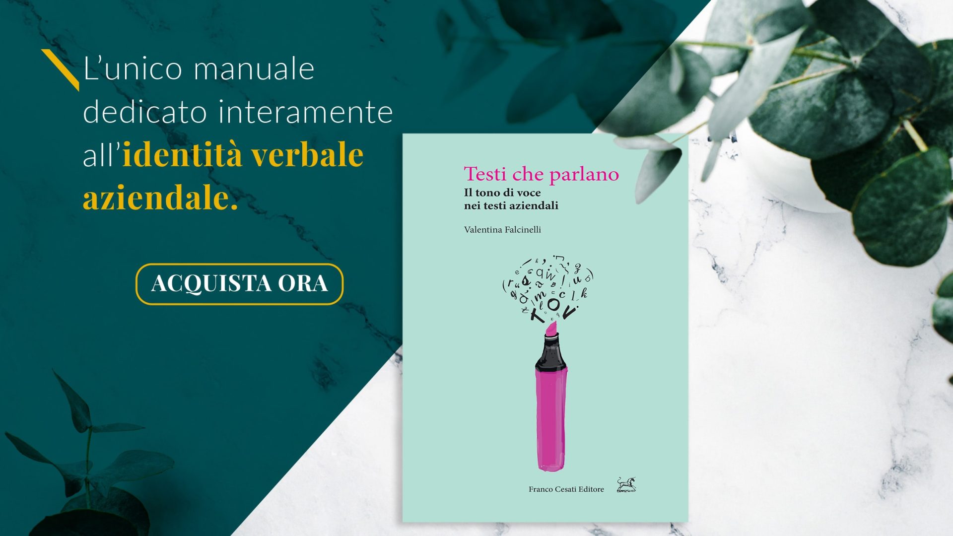 Libro tone of voice Valentina Falcinelli