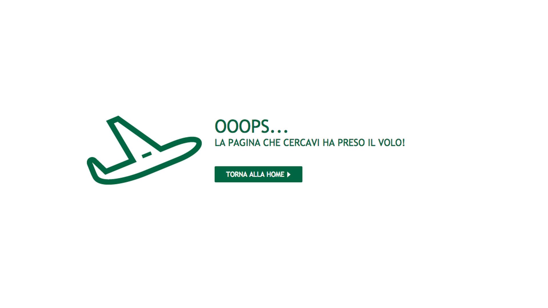 Pagina 404 Alitalia