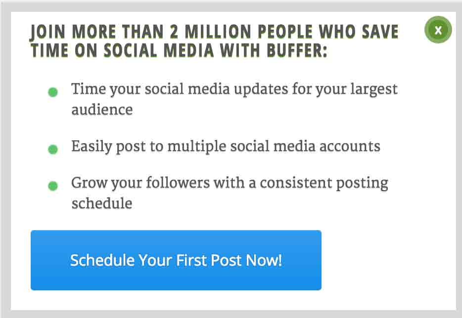 Buffer riprova sociale