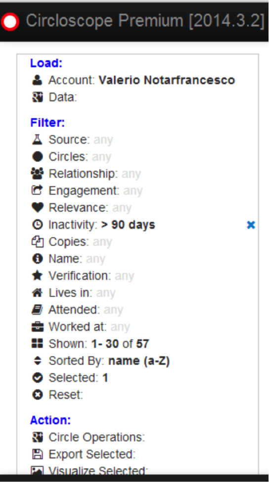 Usa Cicloscope per pulire le cerchie di Google Plus
