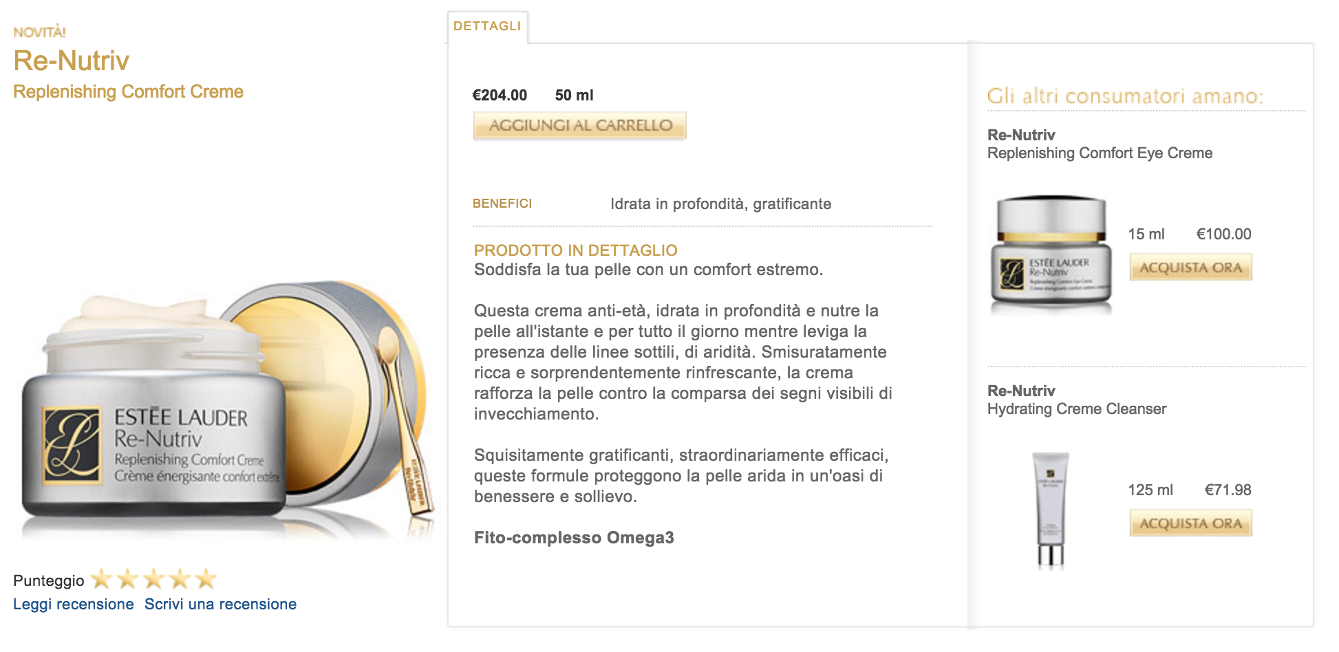 Tone of voice Estee Lauder