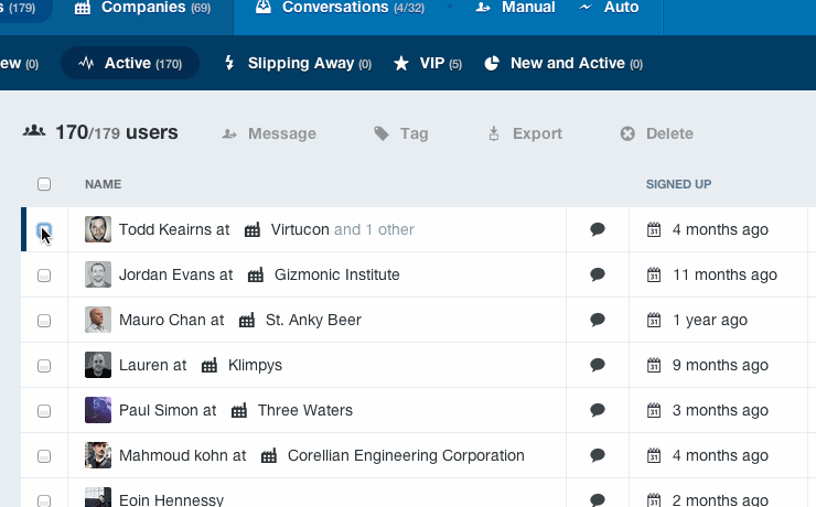 Customer care con GIF