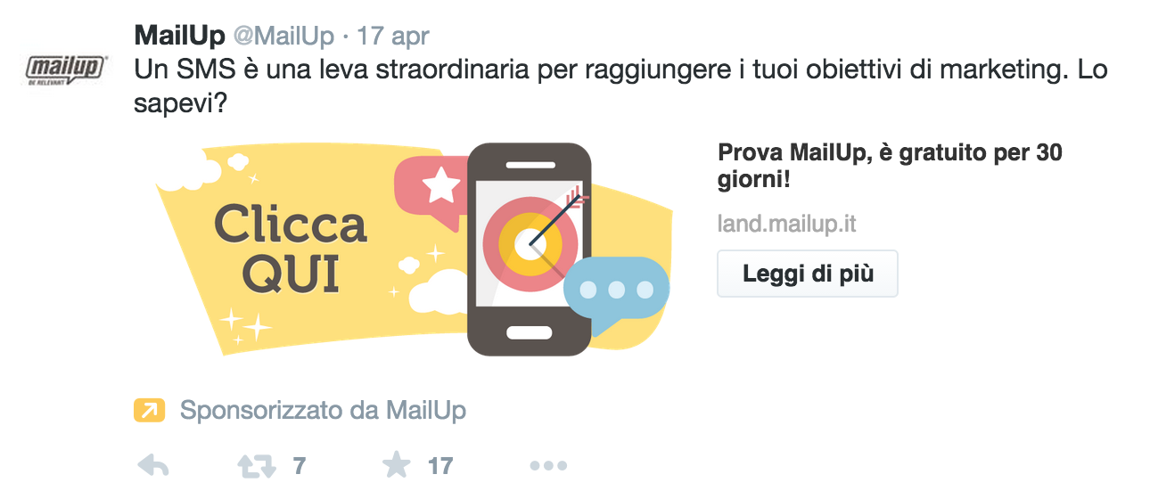Domanda Mailup