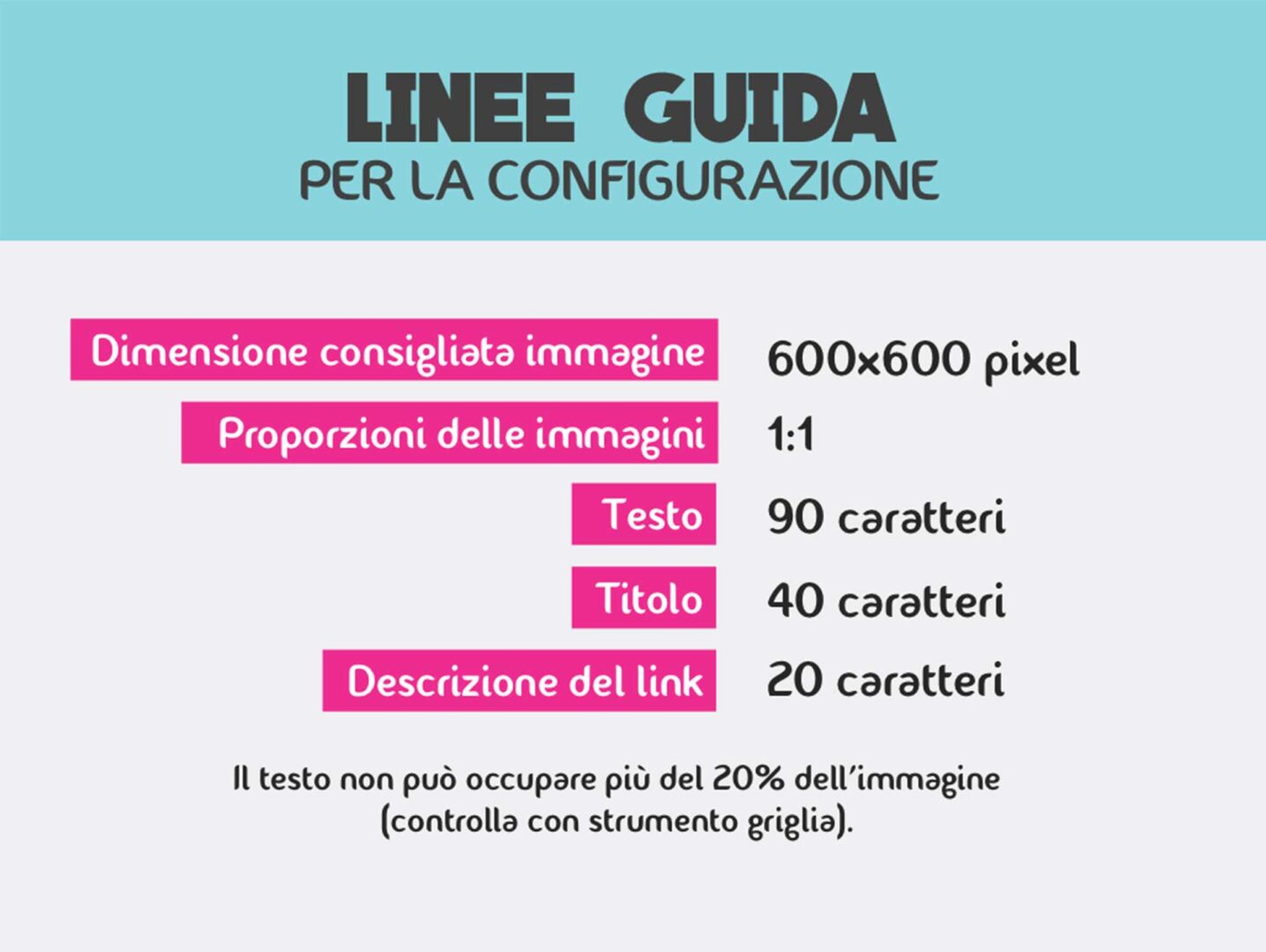 linee guida per inserzioni carosello
