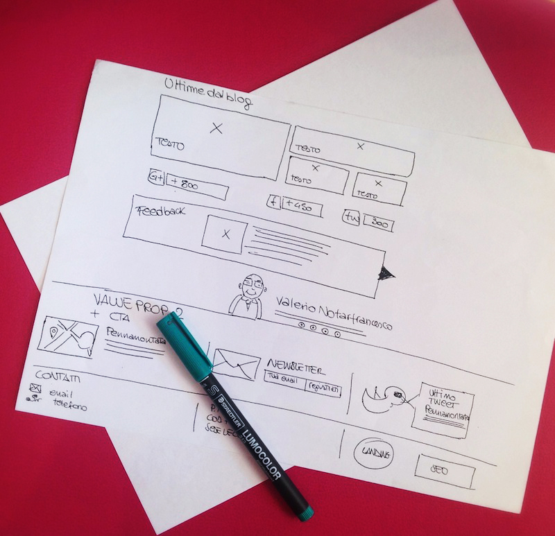 materiali per mock-up