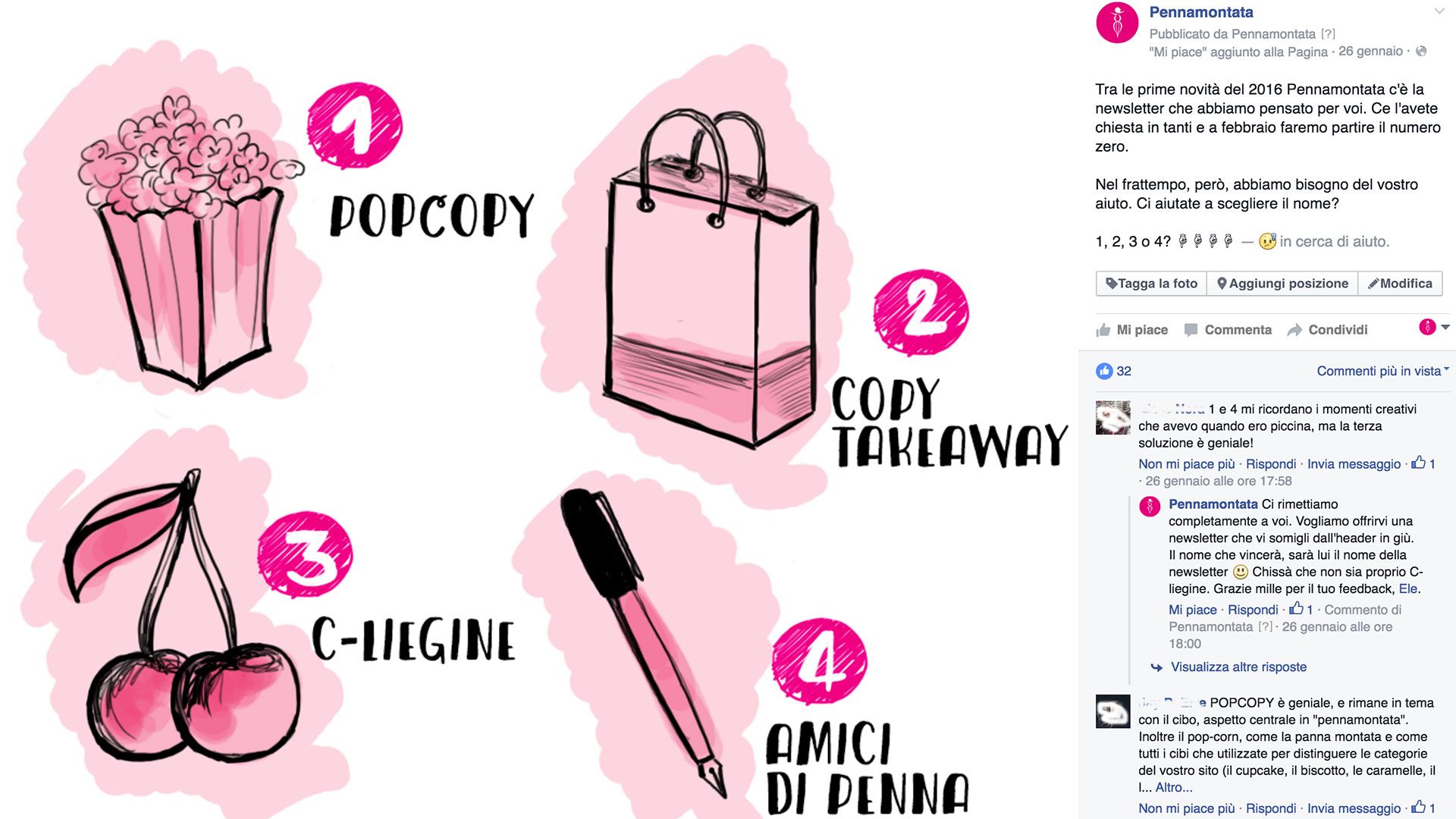 scelta nome newsletter