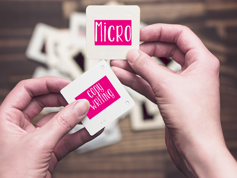 Scopri di più sull'articolo Micro-copywriting: basta poco che ce vò