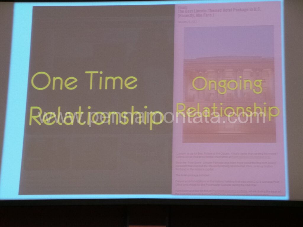 one time relationship