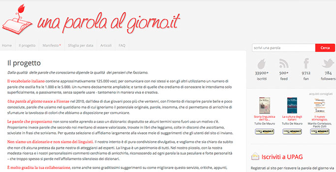 una parola al giorno f-pattern