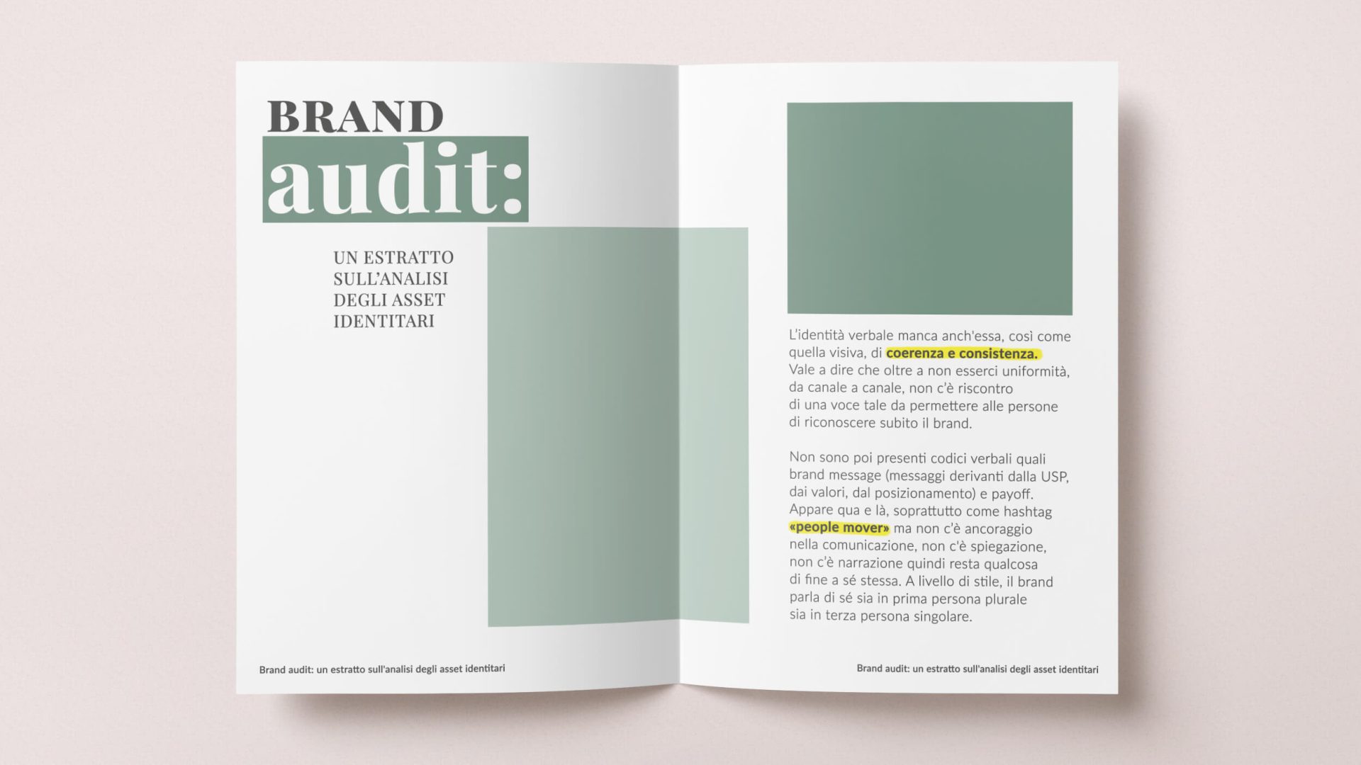 Brand audit un estratto sugli asset identitari del brand